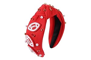Glamorous Chiefs Headband for Women: Elevate your Game Day Spirit