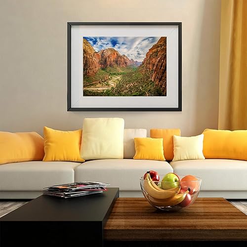 Miniatura 5 de Rompecabezas para adultos, rompecabezas de 1000 piezas, paquete de 4 1000 piezas para el parque nacional Zion & Yosemite y Glade Creek Grist Mill y