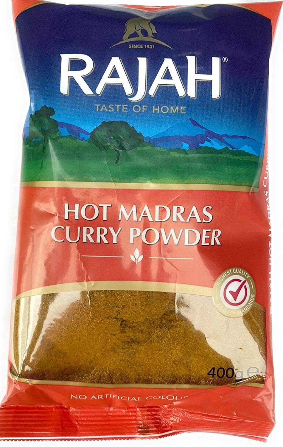 Rajah Hot Madras Curry Powder 10x400g