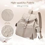 G4Free Petit sac à dos pour les femmes, sac de jour casual en nylon pour le voyage de travail Campus