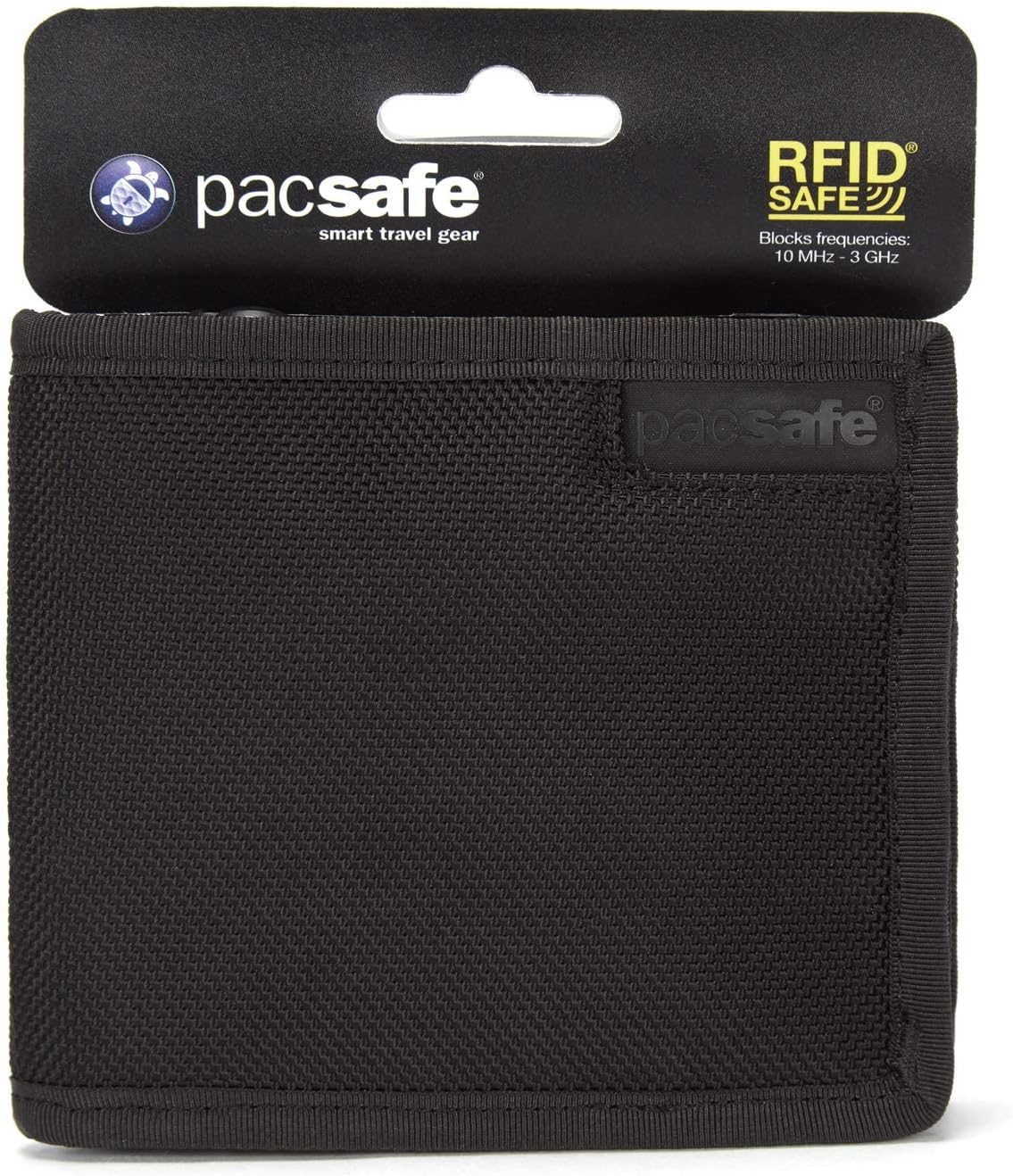 Pacsafe Rfidsafe Z100 Rfid Blocking Bi-fold Black Travel Wallet, Black