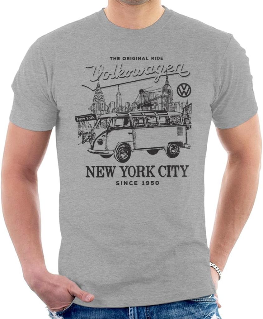 Volkswagen Camper New York City Men's T-Shirt