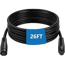 26FT Pond Light Extension, 4-Core Power Cable, 1PCS