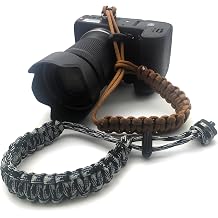 Camera Paracord Wrist Strap, Adjustable Nylon Hand Straps Lanyard with a 1/4" Screw for Insta360 Selfie Stick DSLR