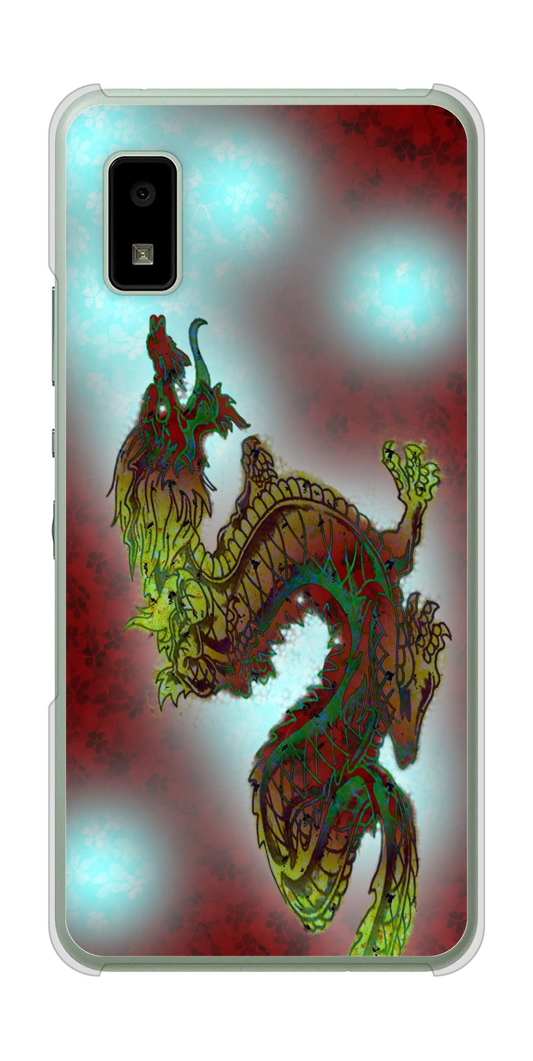 Amazon | docomo AQUOS wish3 SH-53D ハード ケース カバー YC908 赤竜