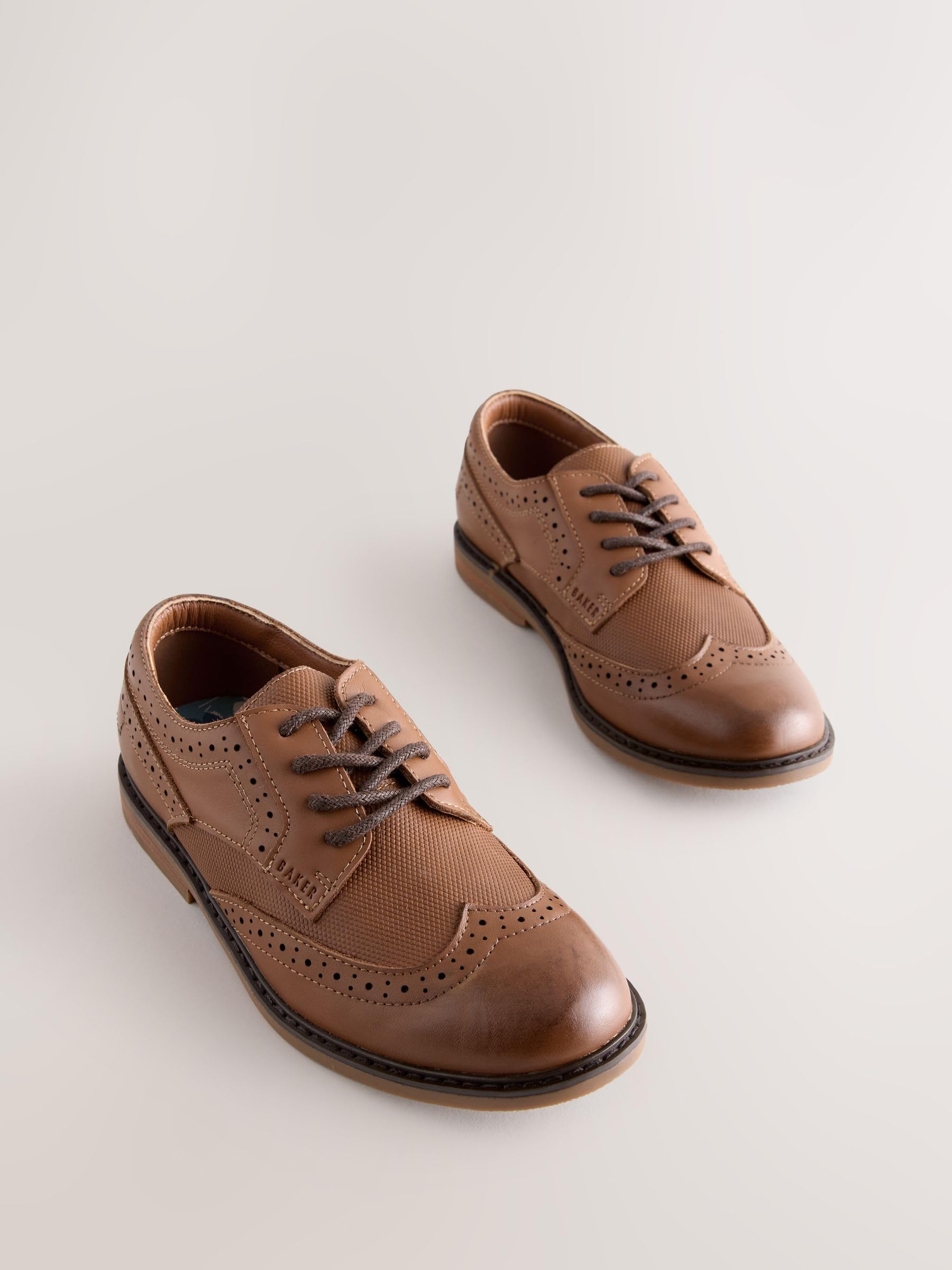 Ragazzo Scarpe Brogue in Pelle Eleganti