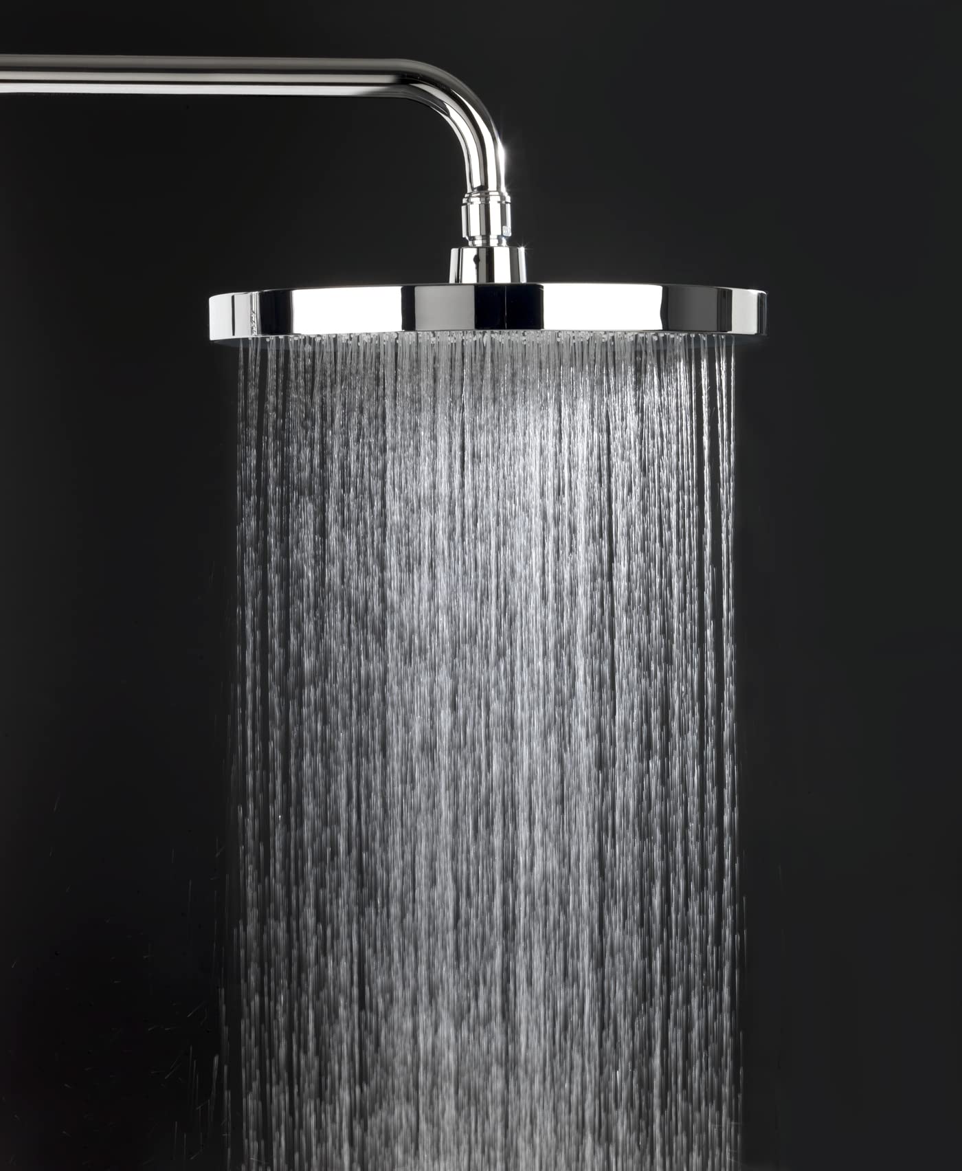 Alcachofa de ducha Softwater cromado/negro, universal, con 416 boquillas