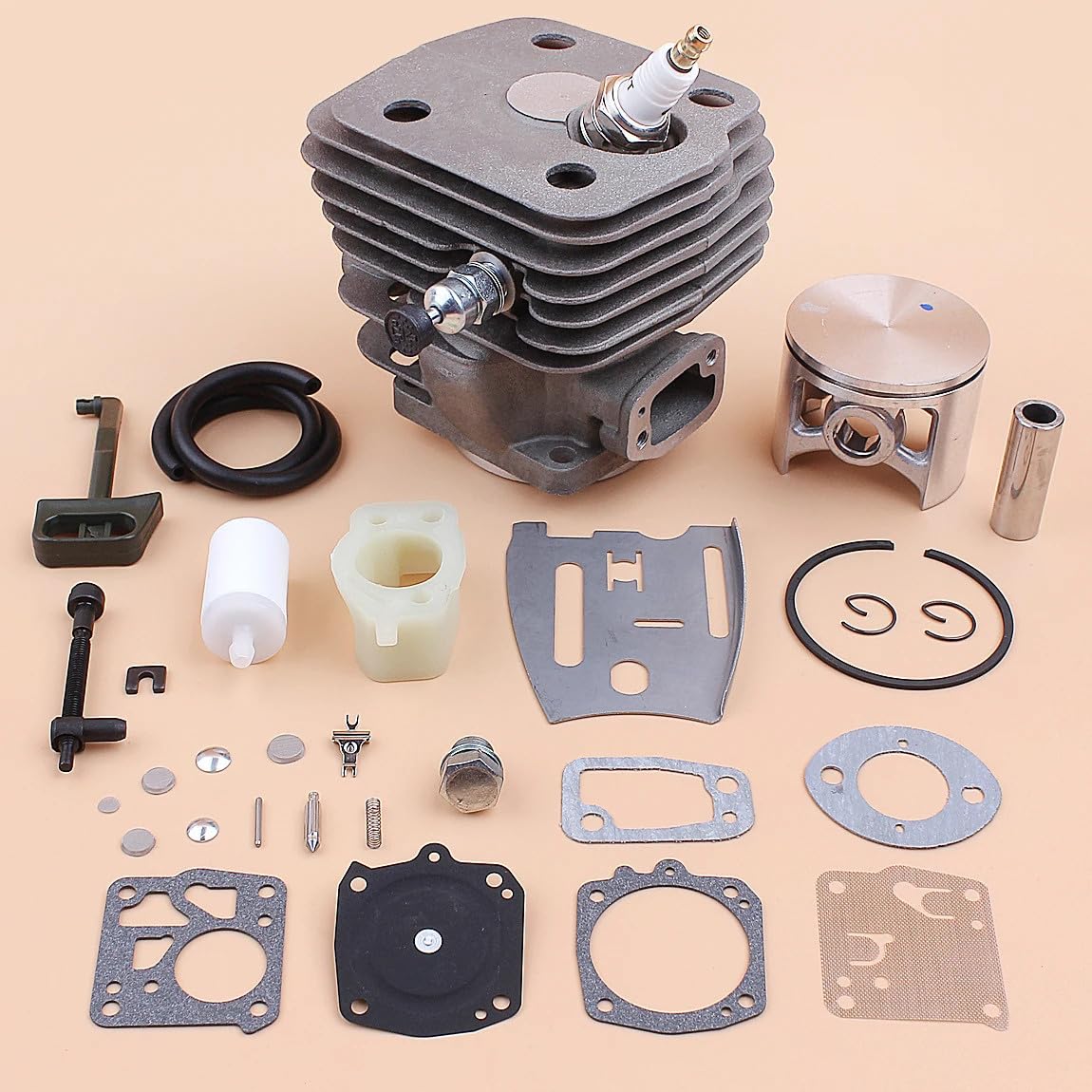 Zestaw gaźnika tłoka cylindra 54 mm do 288XP 181 281 288 | Pilarki łańcuchowe Elektronarzędzia 503506301 motosierras