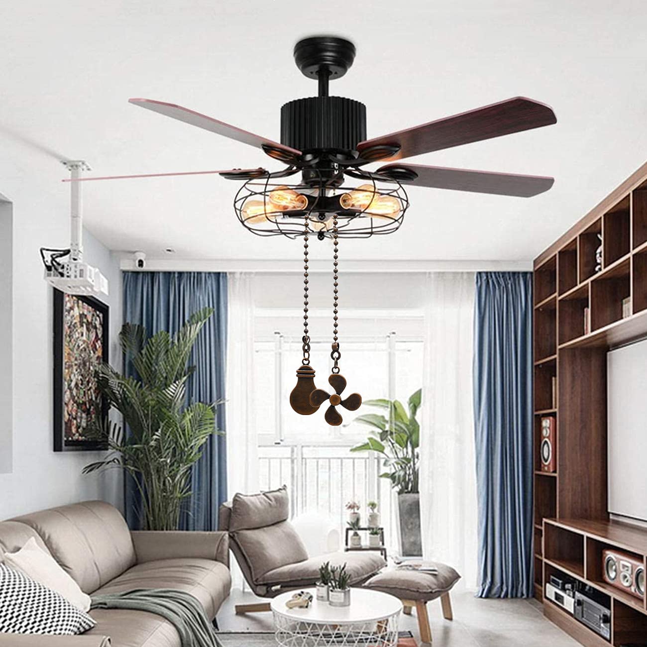 Ceiling Fan Pull Chains - Extend & Decorate -2 Ceiling Fan Pull Chains - Extend & Decorate -2