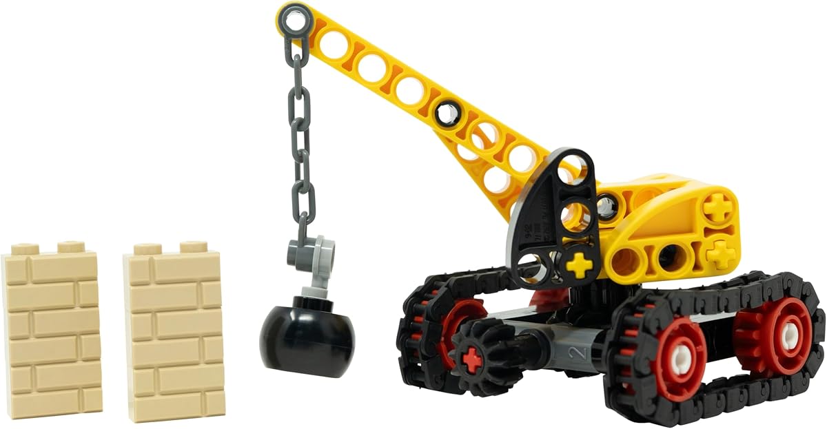 Technic Mini Set: Grúa con bola de demolición (86 piezas) A partir de 7 años