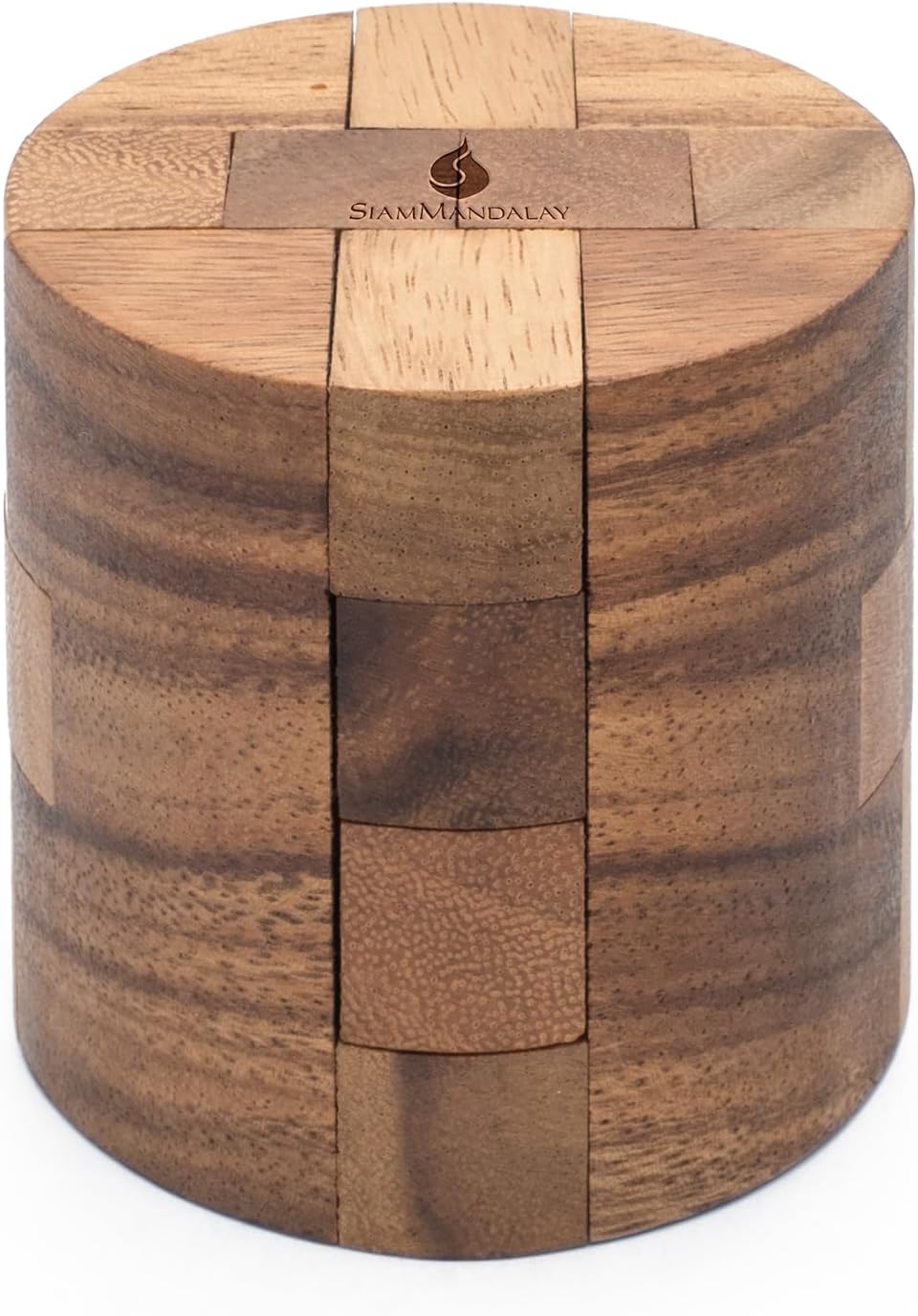Powder Keg: 3D Wooden Puzzles Brain Teasers for Adults Interlocking Mechanical Handheld Mind Logic Puzzles Unique Gift for Christmas and Birthdays Office Desk Decor