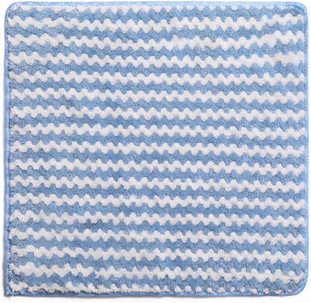 12 Pack Microfiber Cleaning Cloths - Thickened Absorbent Dish Towels, Lint-Free Reusable Wash Rags for Kitchen, Glass, Stainless Steel, Countertops, Cars and Household Cleaning