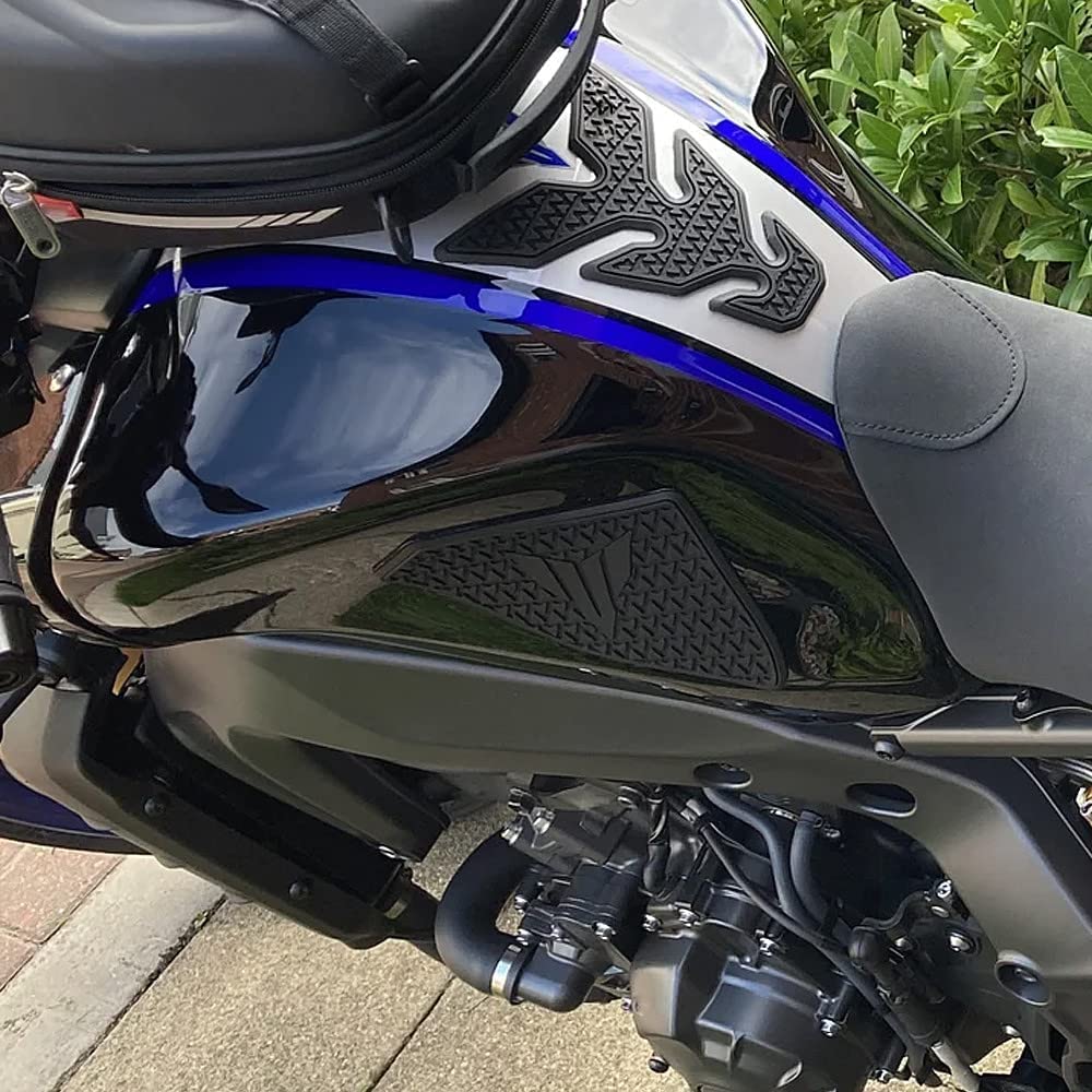 Paraserbatoio per Moto,Protezione Serbatoio Adesivo per Moto, Paraserbatoio Pad Serbatoio Carburante Moto Antiscivolo per MT 09 MT09 MT-09 2021 -