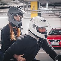 Westt Cross X Motocross Bukósisak - Fehér Fényes L Méretű MTB Enduro Quad Motorkerékpár Sisak Dupla Napellenzővel, ECE Tanúsítvánnyal, ABS H 7