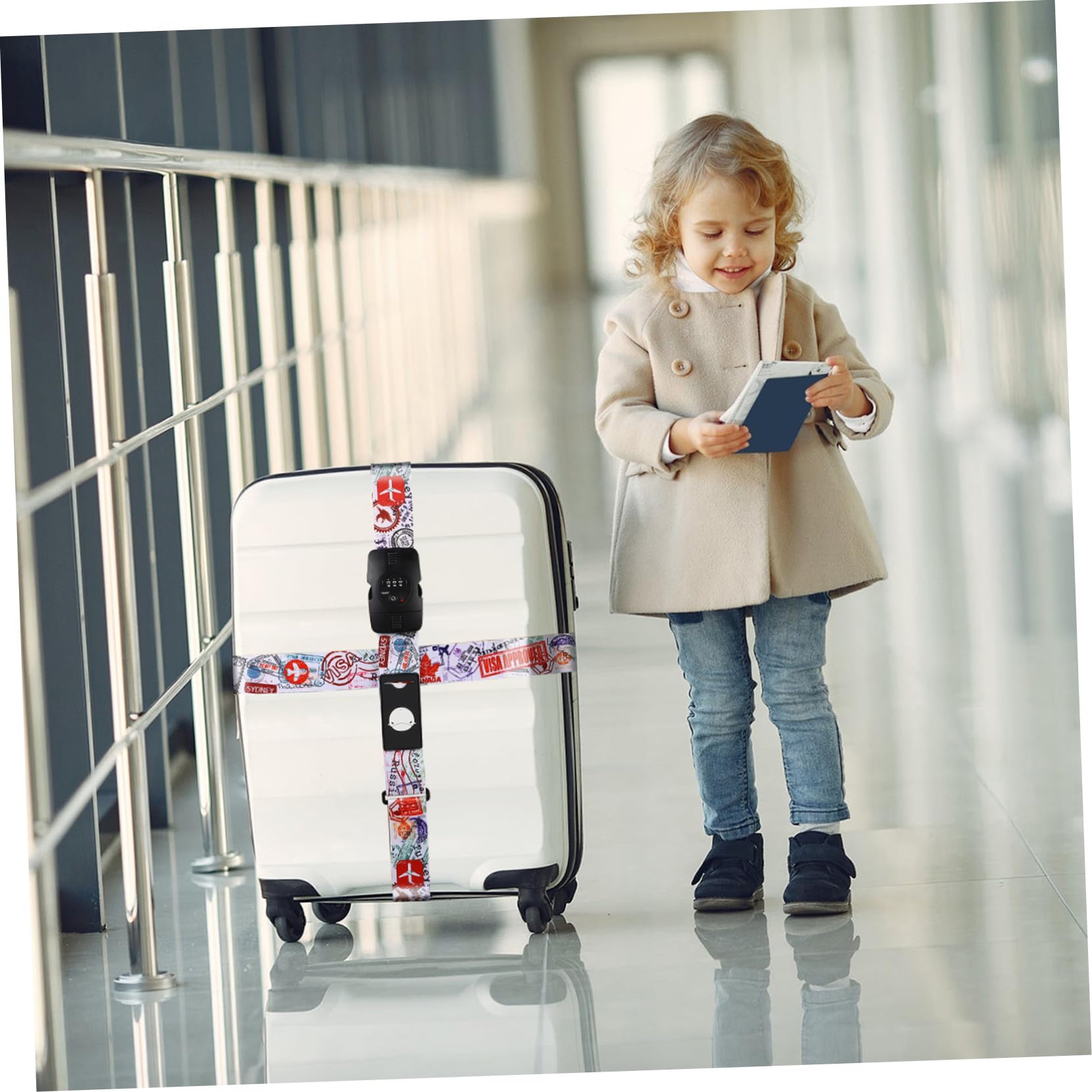 2 Stück TSA zertifizierter Koffergurt mit Kreuzdesign Verstellbarer Gepäckgurt aus Strapazierfähigem Polyester für Sicheren Reisekofferverschluss und Praktische Gepäckfixierung