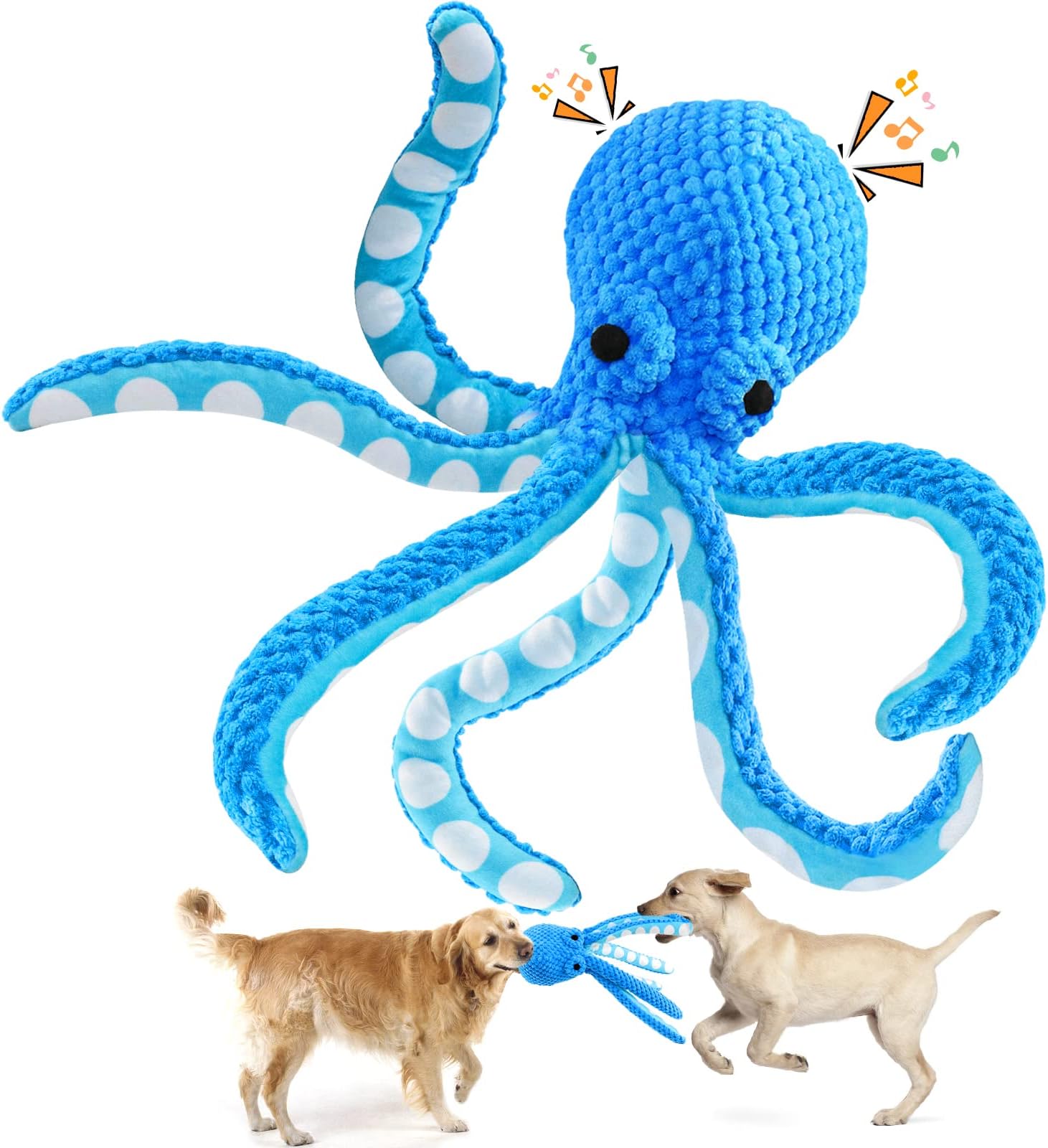 Jeefome Dog Toys/Dog Toys for Large Dogs/Squeaky Dog Toys/Plush Dog Toys/Large Dog Toys/Dog Toys for Small Dogs/Stuffed Dog Toys/Interactive Dog Toys for Small, Medium, Large Dogs Keep Them Busy
