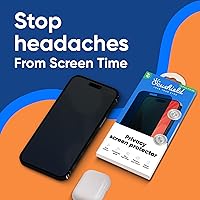 Vista 33 de Ocushield Protector de pantalla de vidrio templado antiluz azul para iPhone 15 (6.1") - Protege tus ojos, reduce las migrañas y mejora el sueño