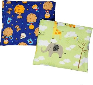 Bolsa Térmica de Semente para Cólica em Bebês Kit 2 Un com Alfazema Erva-Doce Camomila
