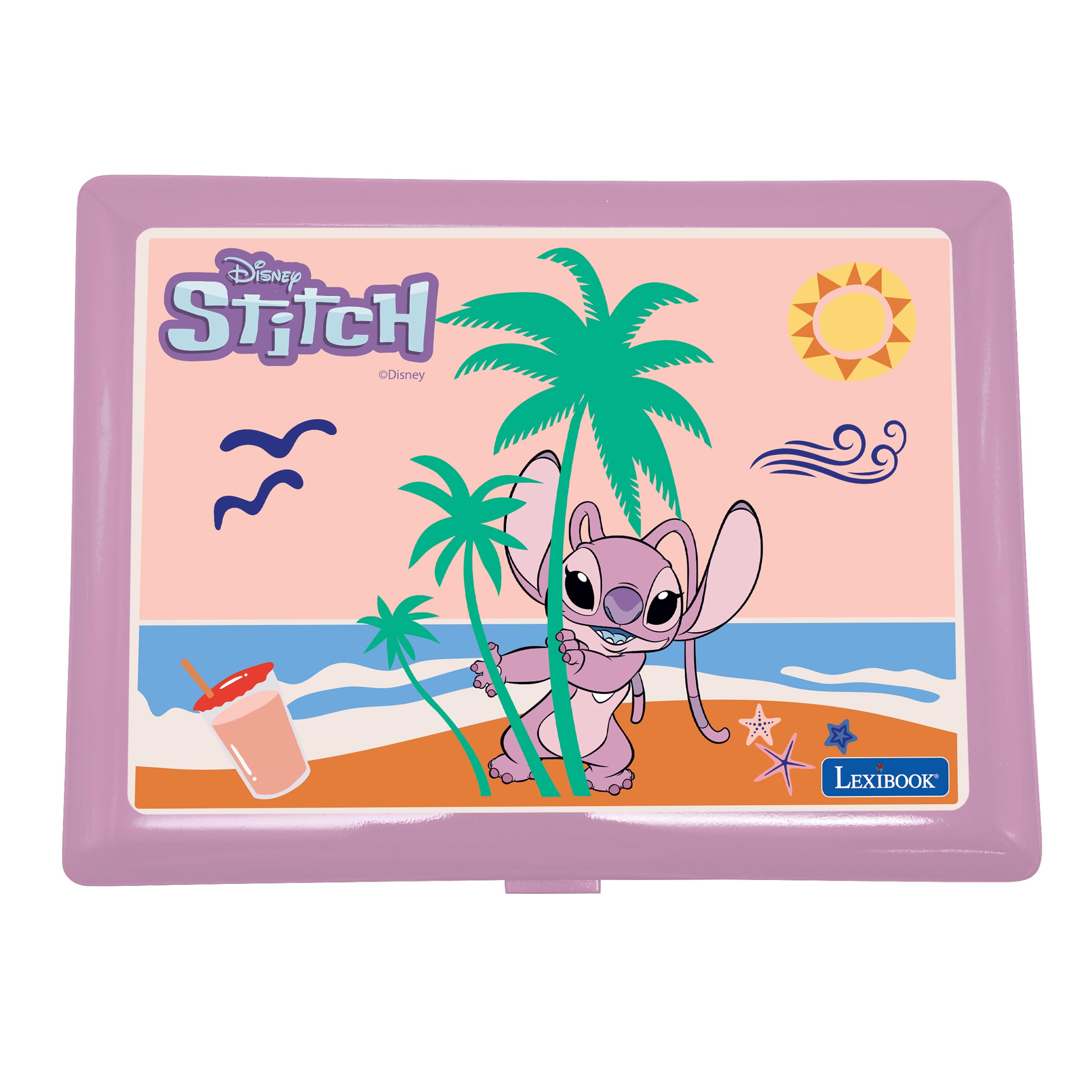 Lexibook, Stitch & Angel Ordinateur Éducatif Enfant, JC598D1i1LXB | Français/Anglais, 124 activités