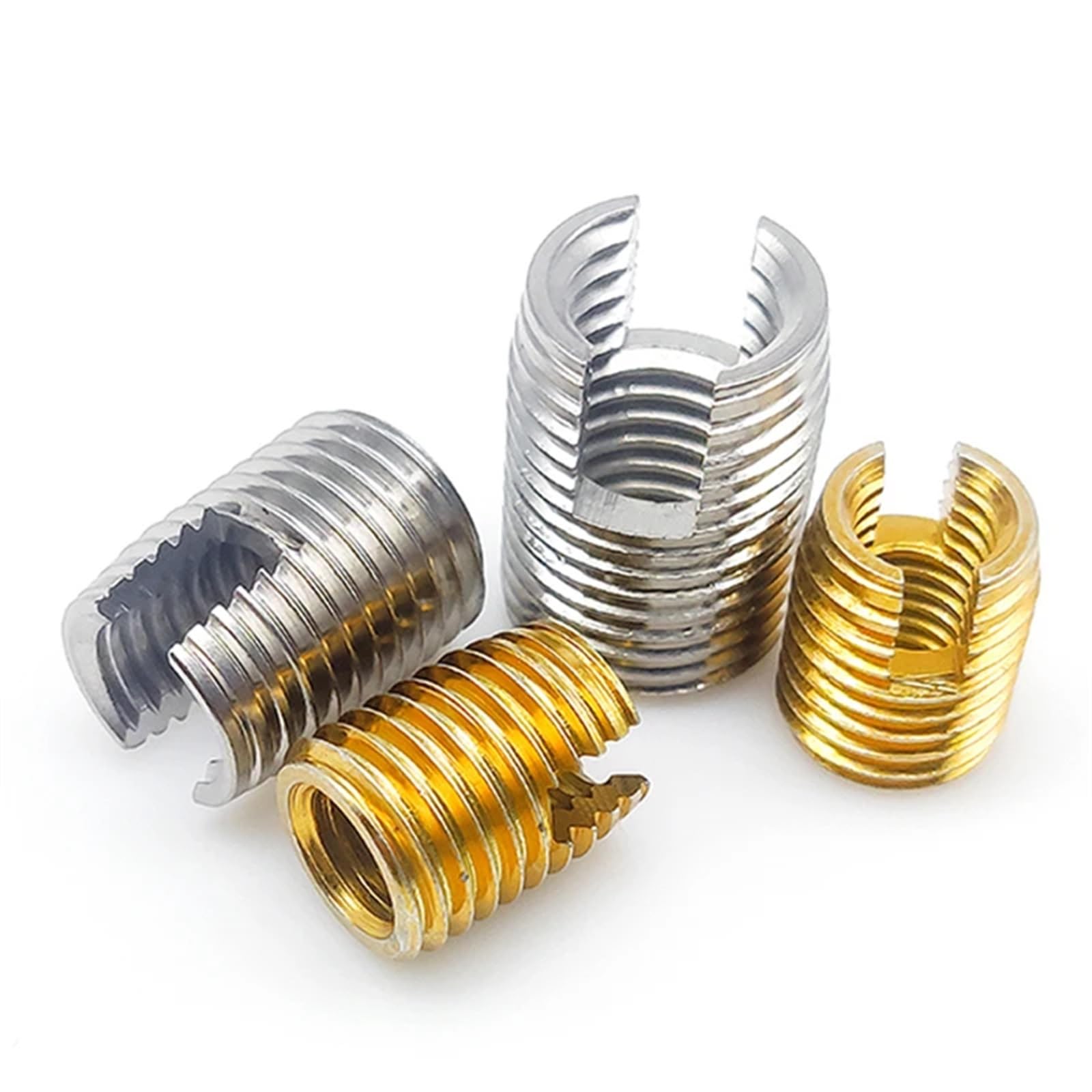 10 Inserts Filetés Auto-taraudeurs M12 M16x22 Mm – 45# – Réparation D'écrous – Uxcell