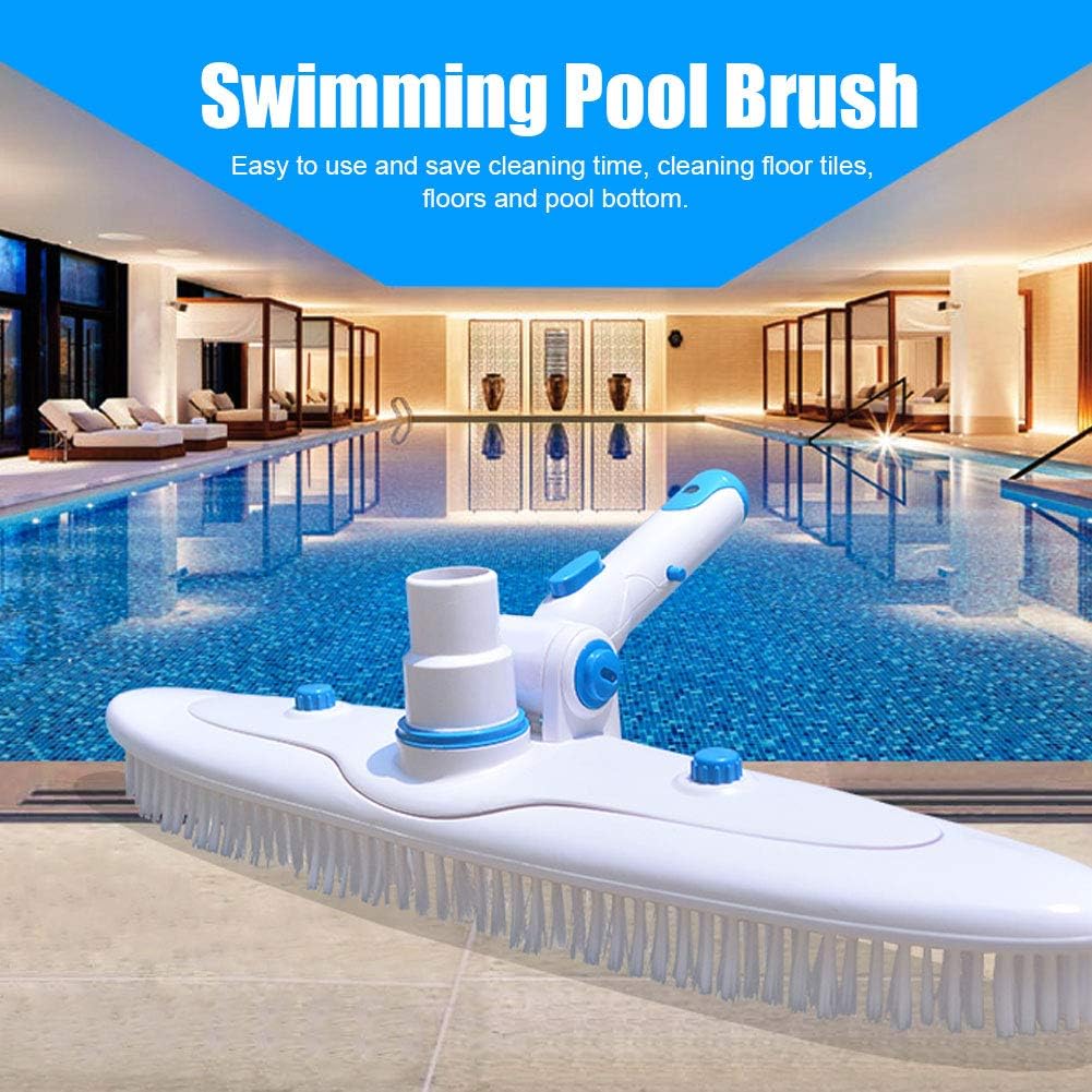 Tyenaza Pool Cleaning Suction Brush, Swimming Pool Cleaner Cleaning Suction Brush, Fit for Cleaning Pool Tiles Floors Steps Walls Hot Tubs