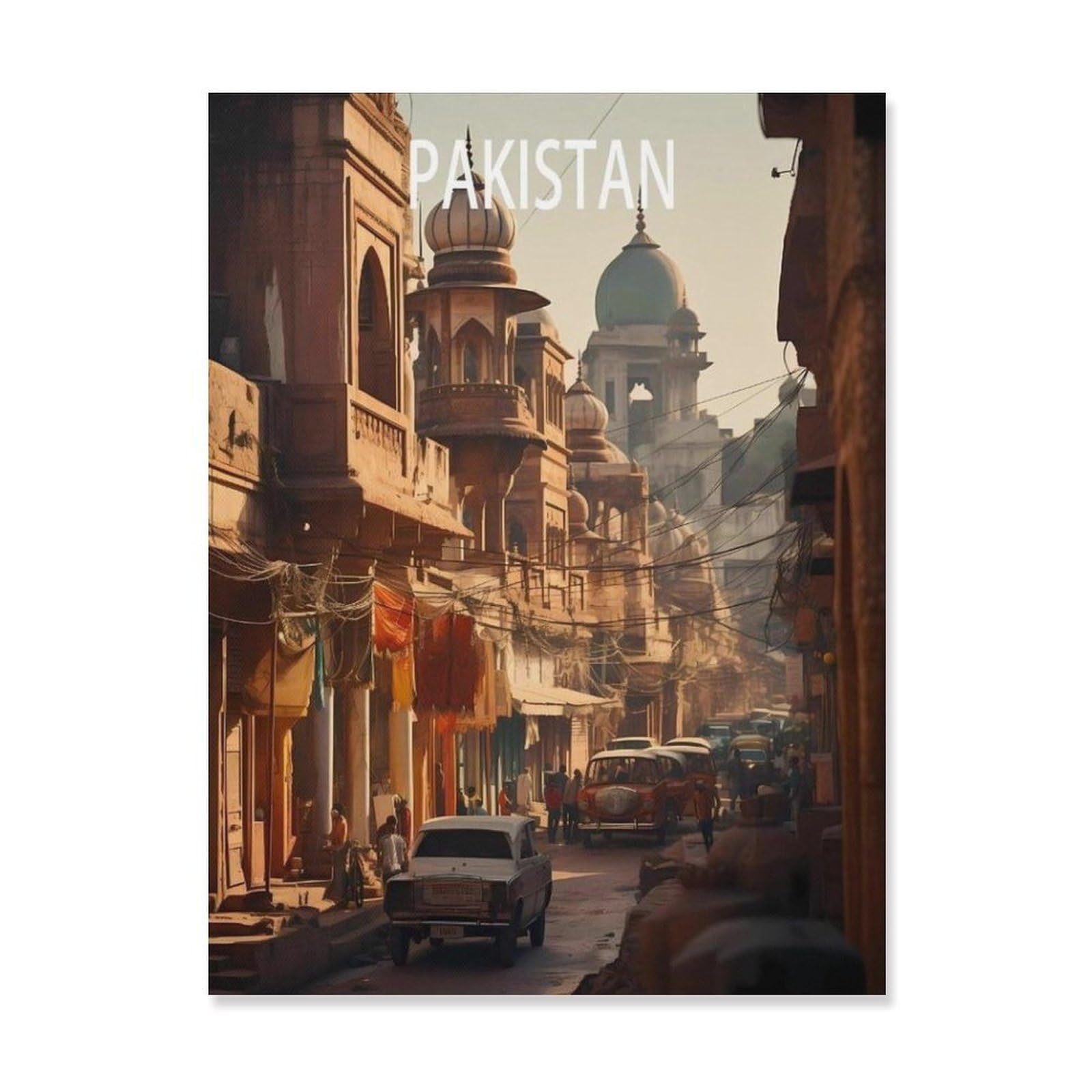BEAYODKP Pakistan，Paint by Number DIY Oil Painting Paint by Numbers Kits for Adults Beginner Canvas Acrylic Arts Craft for Home Wall Decor Drawing(20x30cm-T58