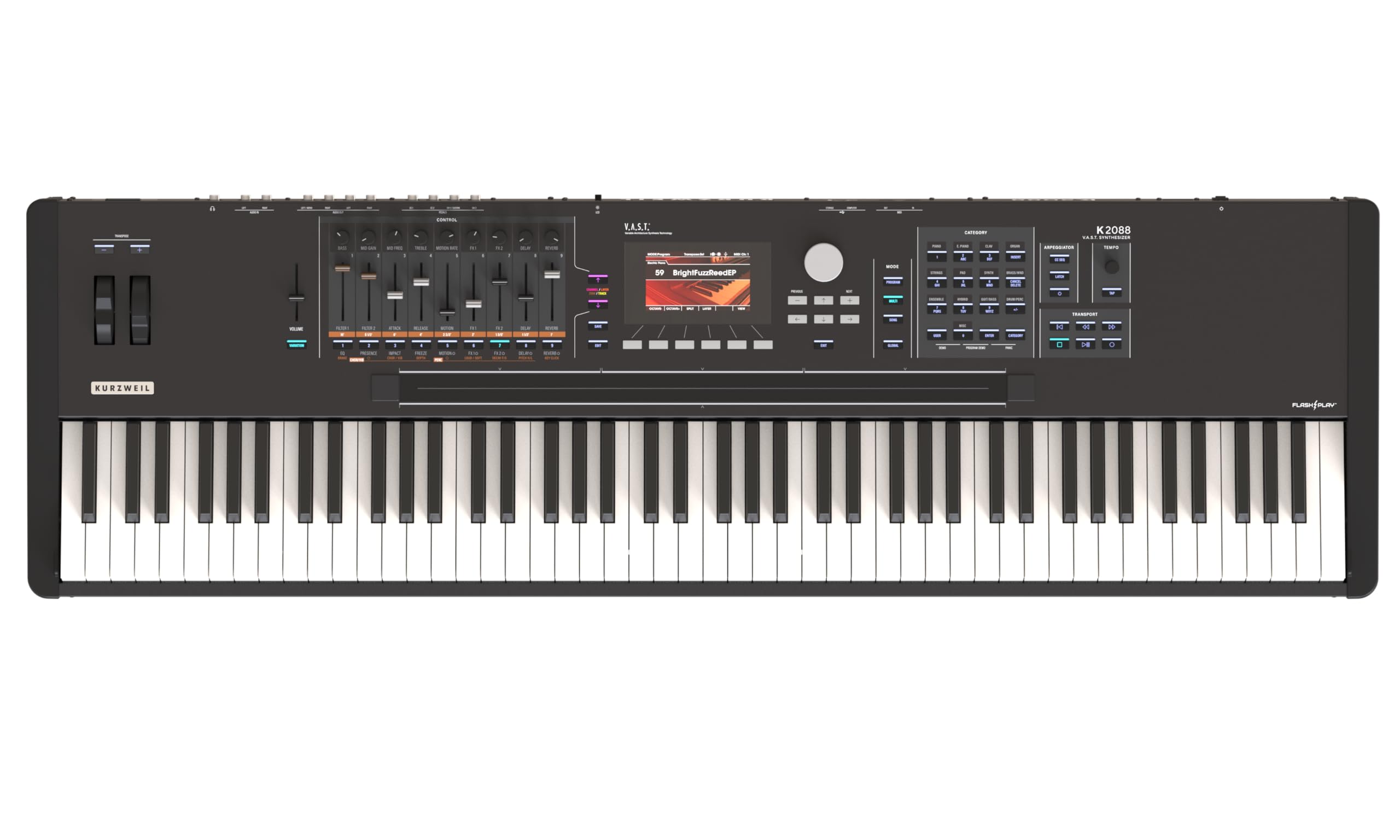 Kurzweil K2088 VAST-Synthesizer - Synthesizer