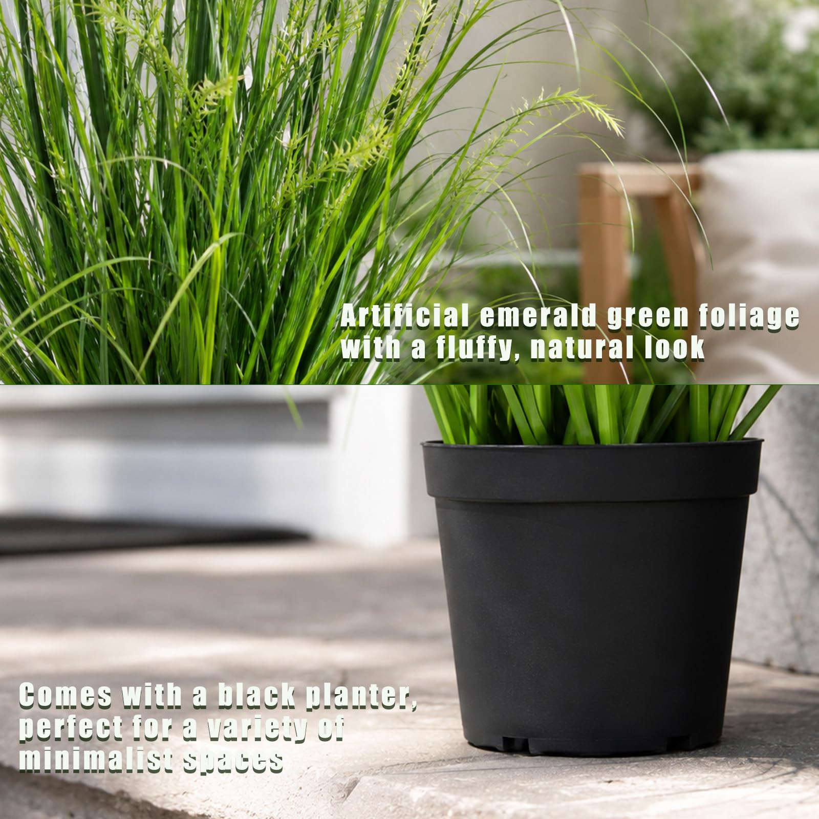 Plantas Artificiales de 120cm con Cinco Flores Plantas Artificiales Decorativas Planta Artificial Exterior Interior con para Decoracion Hogar Salon Casa Room Decor Jardín Oficina(1 Paquete)
