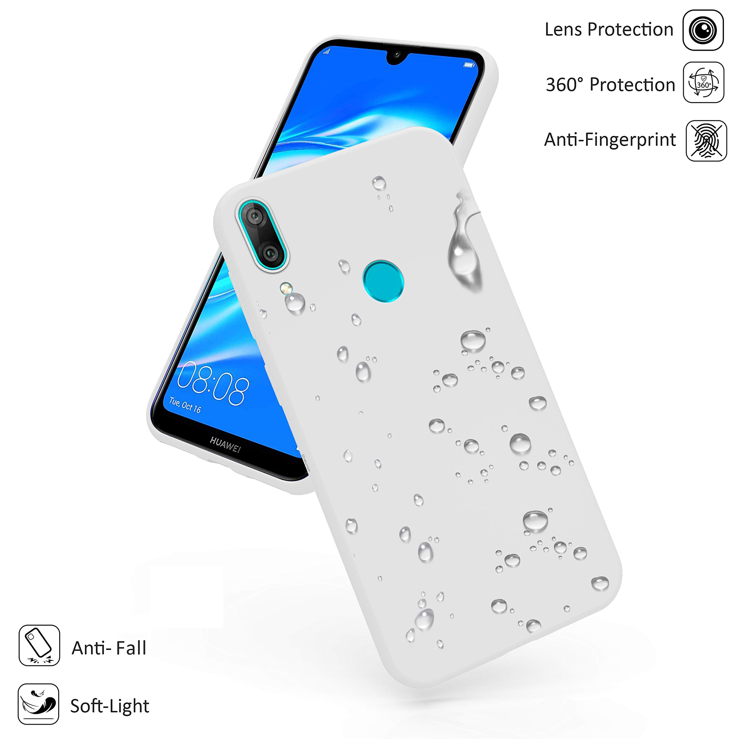 Cover Custodia Per Huawei Y7 2019 Trasparente Tpu Slim Morbida