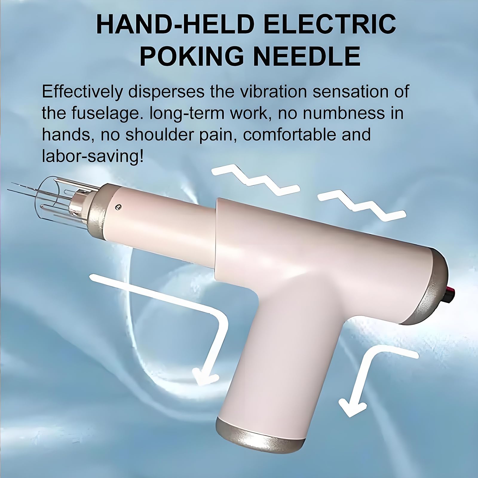 Punzonadora de fieltro portátil de mano, herramienta eléctrica de fieltro de lana con regulador de velocidad integrado, para pintura de lana