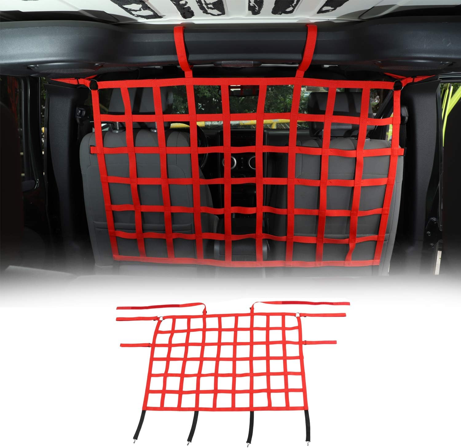 RTTCZ for Wrangler Pet Barrier, Dog Car Divider for Jeep