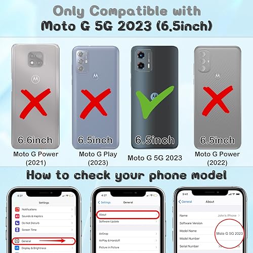 Miniatura 2 de oqpa Funda para Moto G 5G 2023 con diseño de personajes 3D de dibujos animados para niños, niñas, mujeres, adolescentes, Kawaii única, divertida,