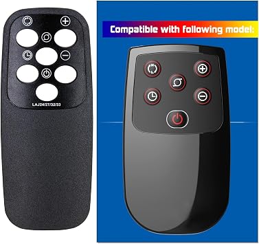 Replacement Remote Control for Lasko 2033617A 2033617B 2033627 5790 5592 CT22410 CT22420 CT16670 CT22650 CT22722 CT22766 CT30754 CT30754C CT32950 CT32960 751320 5165 5160 Ceramic Tower Heater