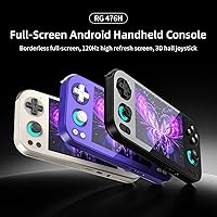 Vista 2 de RG 476H Retro Consola de juegos portátil RG 476H Consola de juegos retro sin tarjeta 4.7 pulgadas IPS pantalla multi-táctil Android 13 Unisoc T820