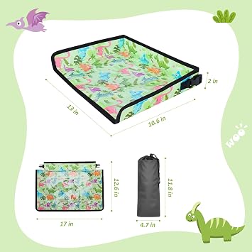 INFANZIA Kids Travel Tray Table Cover, Plane essentials for Toddler