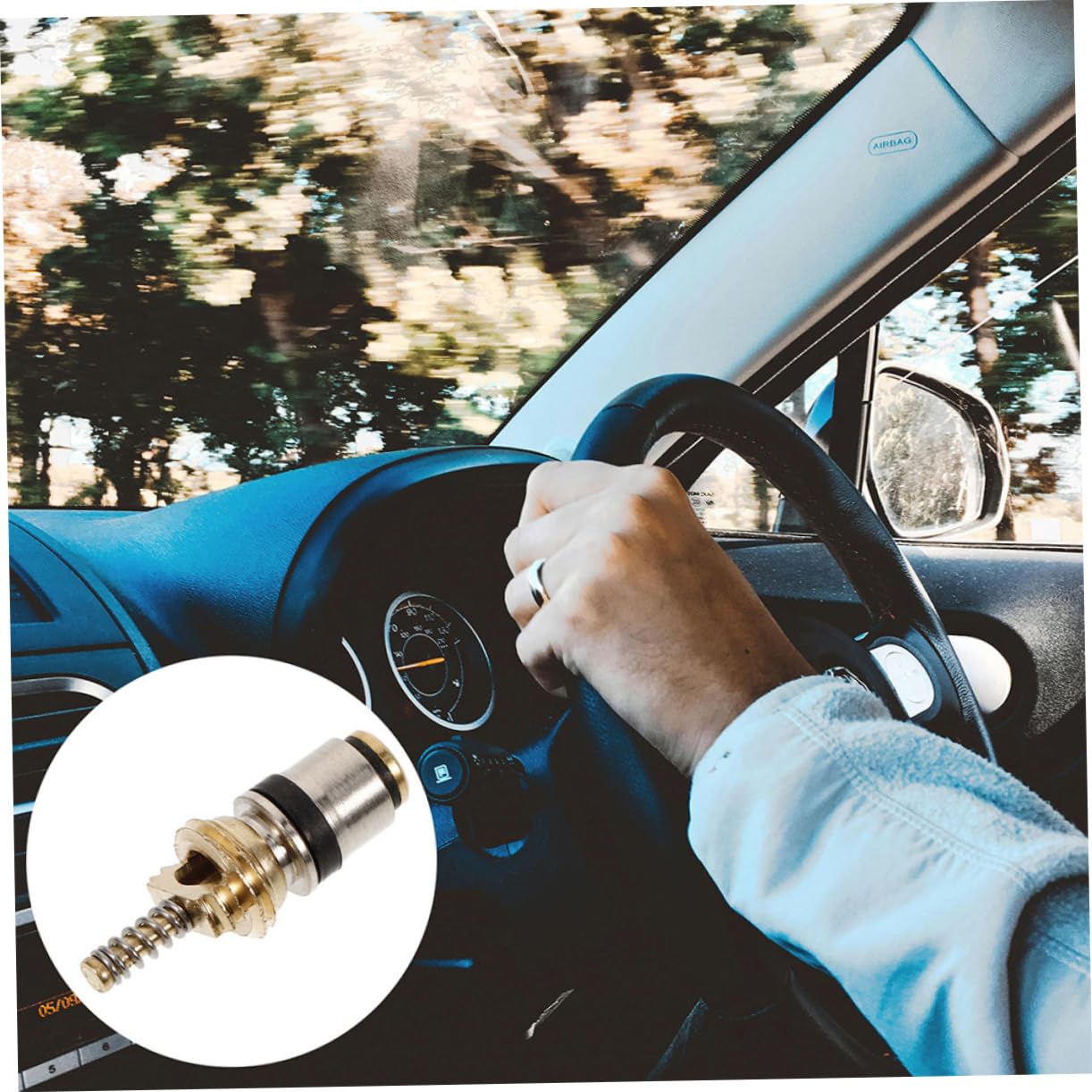 Anneome 10 pezzi Valvole Core per Sistemi Condizionamento Auto Facile Installazione Compatibile con Vari Controllo Della Pressione Materiali Resistenti e Affidabili
