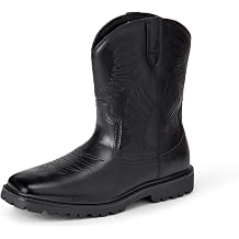 Amazon Essentials Men's Square Toe Western Cowboy Boots