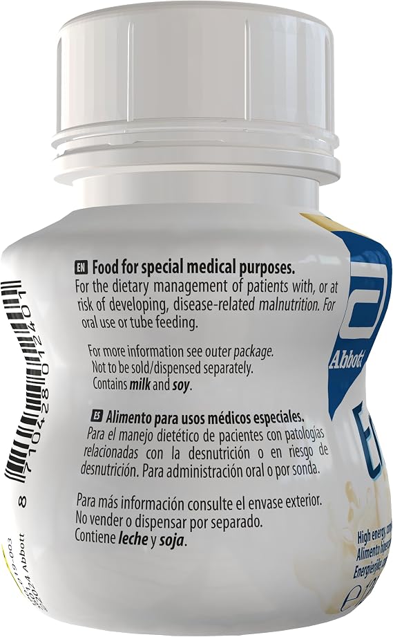 Ensure Compact, nutritional supplement drink, vanilla flavour, contains protein, vitamins and minerals (24 x 125ml bottles)