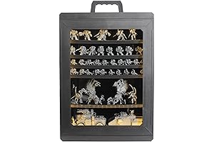 TOPQM Warhammer Case for Miniatures: Modular LED Miniatures Storage and Transport Case