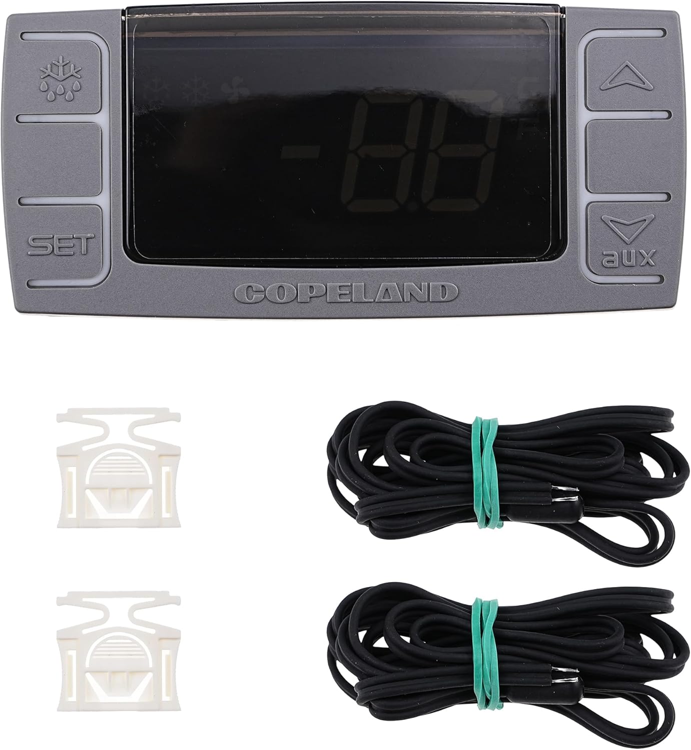 for Dixell XR06CX-4N1F1 Temperature Controller with Temperature Sensing Probe, Digital Thermostat Controller for 120V 50-60hz Commercial Refrigerators/Freezer