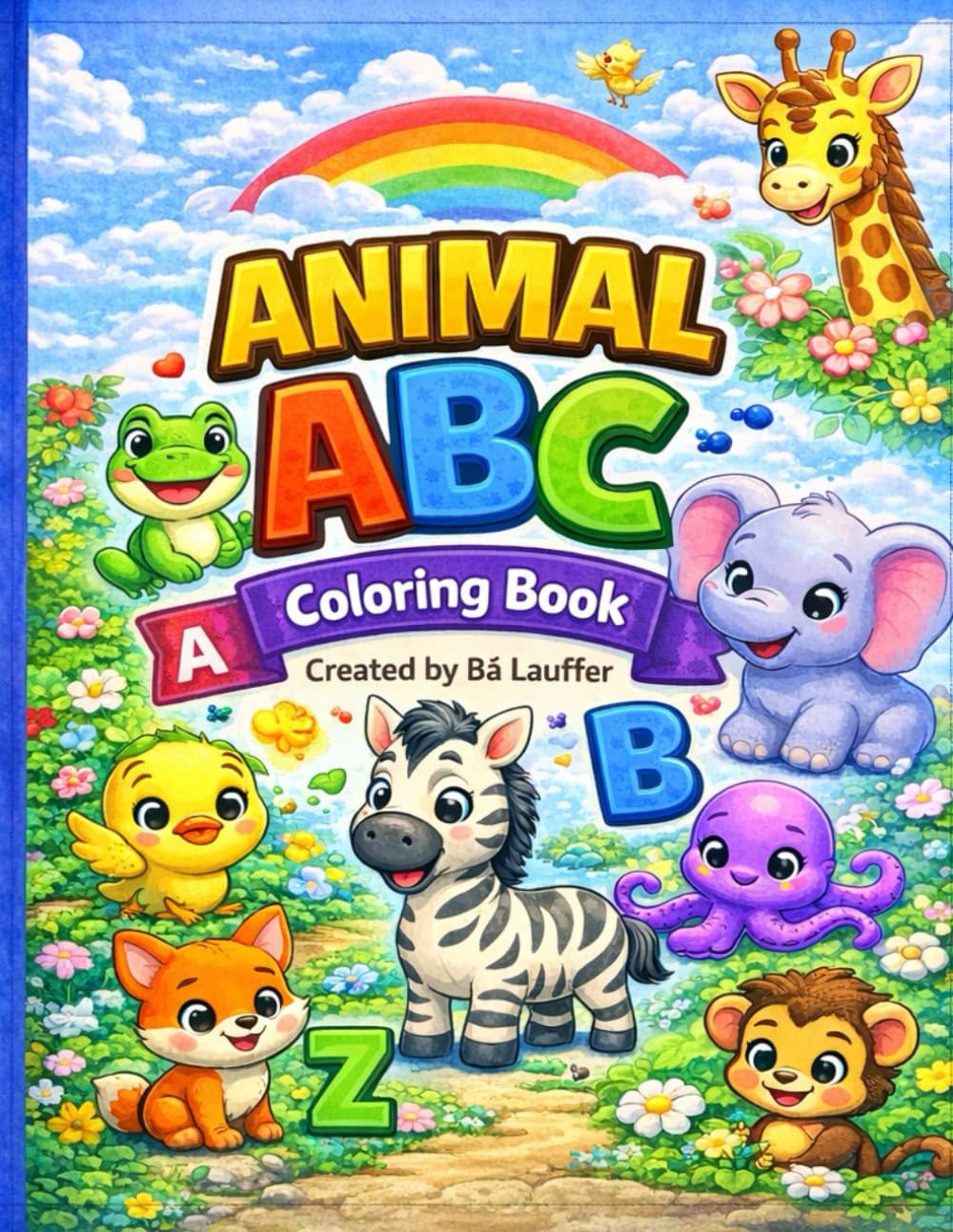 Animal ABC Coloring Book