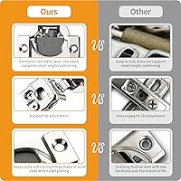 Vista 33 de Chibery 50 Pack 1-5/16" Overlay 3D Soft Close Concealed Hinge for Face Frame Door, Smooth Slow Self Closing Hinges, Satin Nickel, Hidden 105° Open