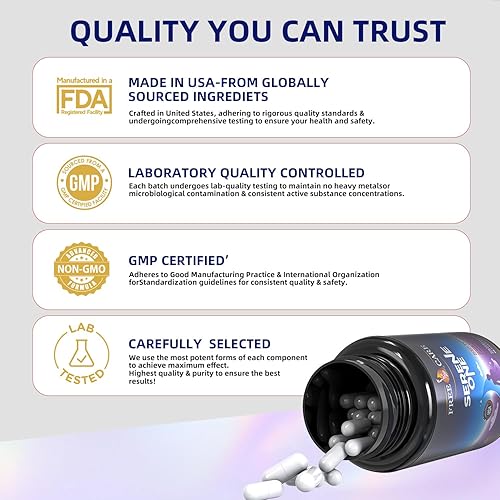 Miniatura 7 de Cápsulas para dormir de melatonina 15 en 1, ayudas naturales para dormir para adultos con melatonina 5 mg y glicinato de magnesio, apoyan la salud