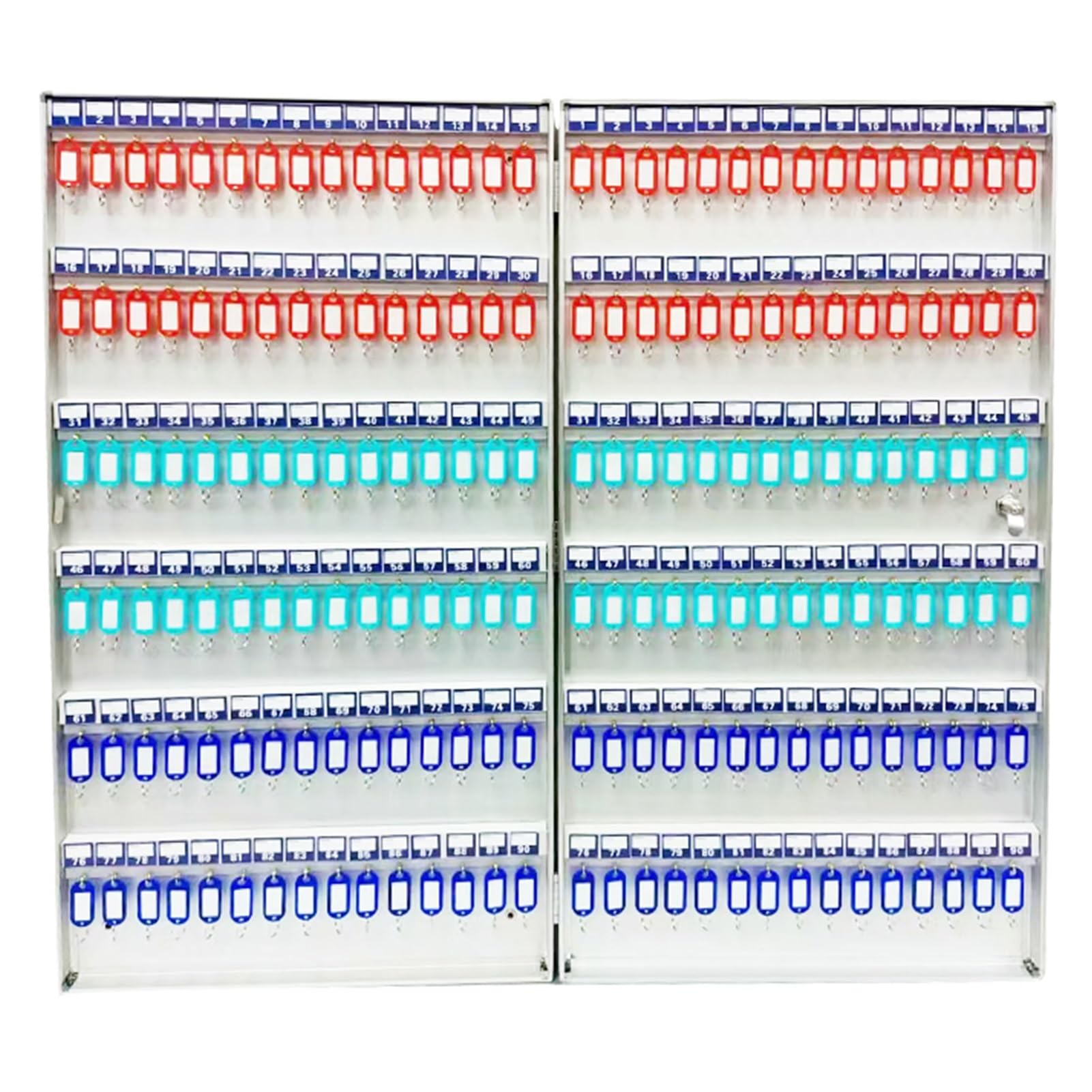 Boîte à clés murale avec porte-clés personnalisables – Coffre-fort sécurisé pour la maison, les écoles et les bureaux – Accès facile et design anti-fourmis