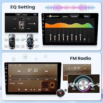 Leadfan 8 Core 4+64G Radio for Toyota Sienna 2004-2010 Stereo (FIT JBL. and Big Screen) Wireless Carplay Android Auto, 9 Touch Screen for Sienna Bluetooth/GPS/MirrorLink/FM/SWC/Backup Camera