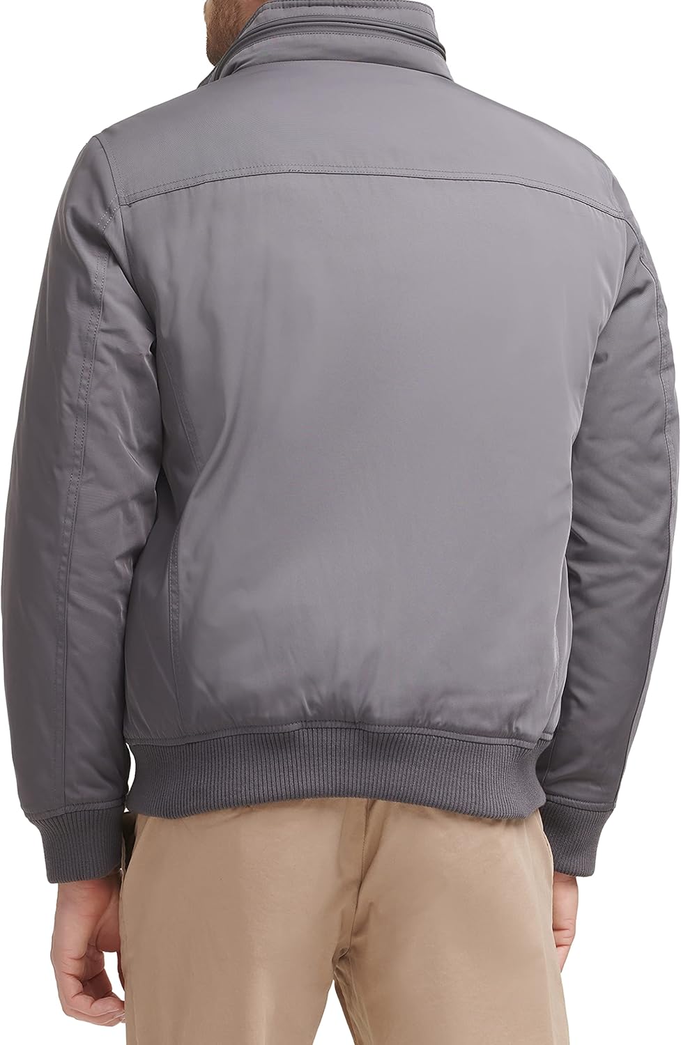 DOCKERS Men's Quilted Lined Flight Bomber Jacket