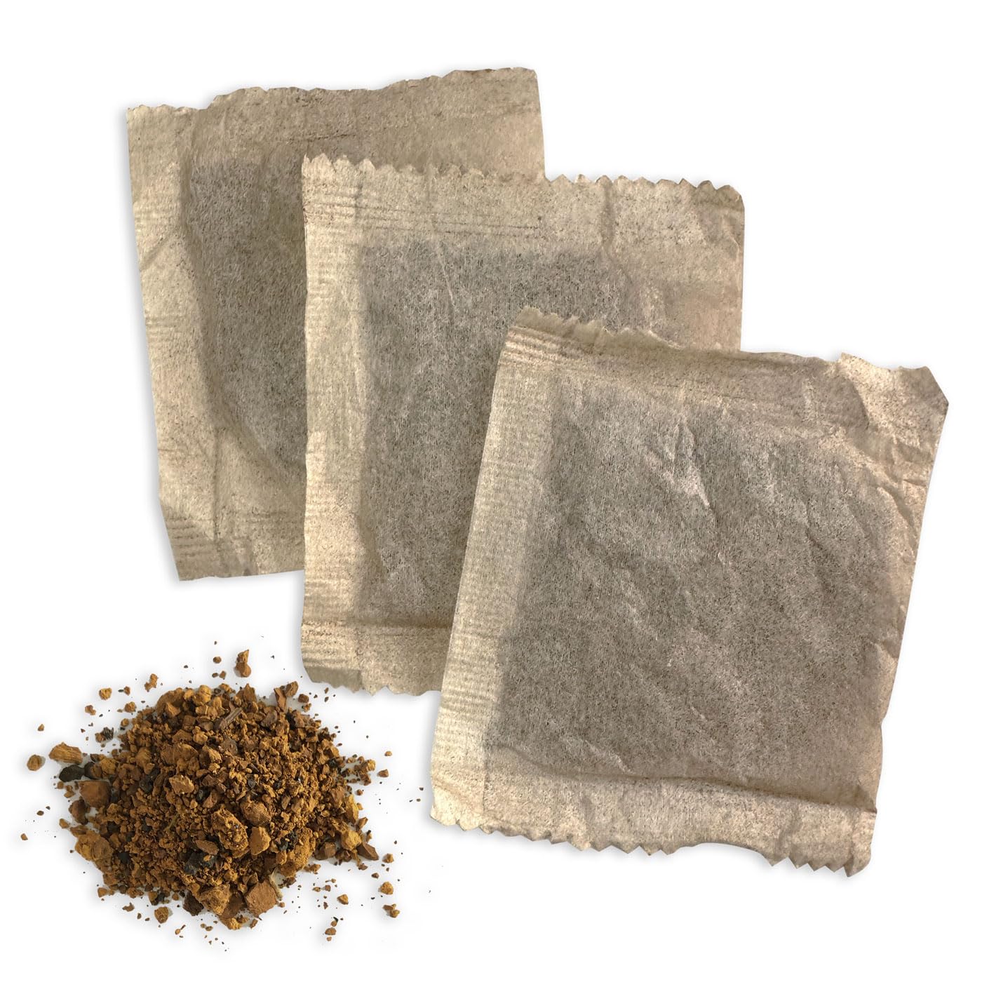 Chaga Tea Bags by My Berry | 100% Canadian Wild-Harvested | 100% Additive-Free Caffeine-Free Herbal Tea | 25 Bleach-Free Bags