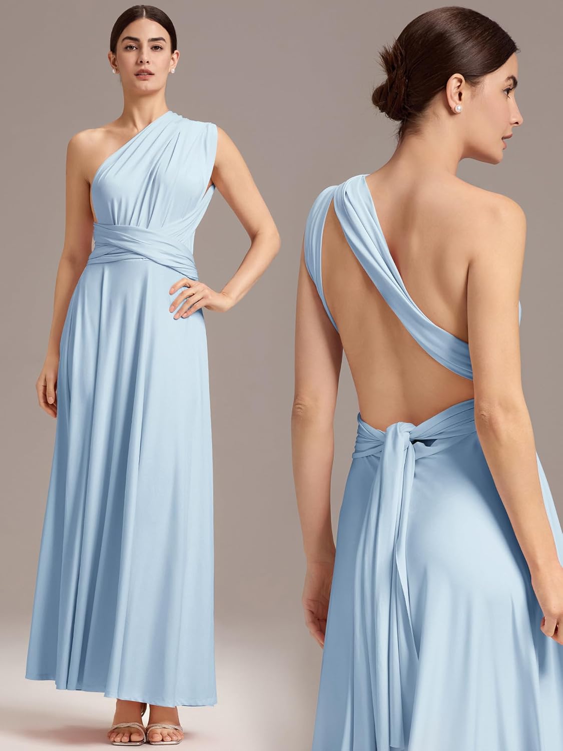 Ever-Pretty Women's Convertible Bridesmaid Dress Infinity Multi-Way Wrap Gowns Twist Wrap Dresses 02410