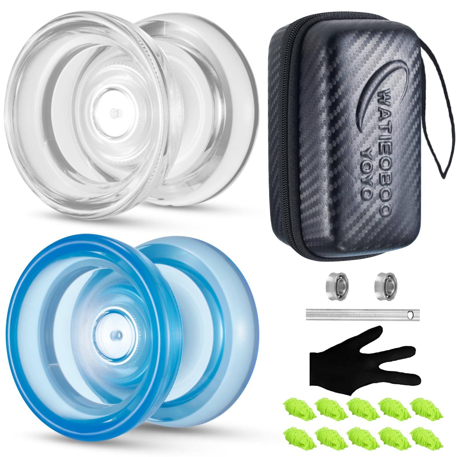 Amazon.com: WATIEOBOO Yoyo P02 Crystal Yo Yo 2-Piece Set