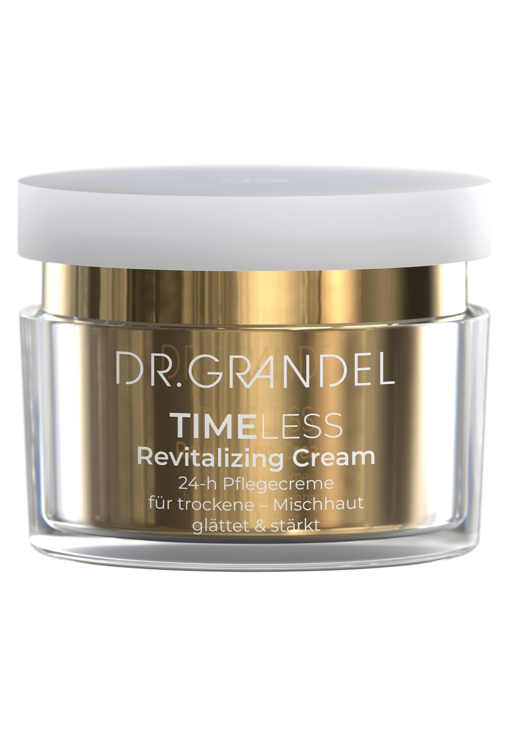 DR. GRANDEL TIMELESS Revitalizing Cream 24-Stunden-Gesichtscreme 50 ml | Anti-Aging Pflege für Gesicht, Hals & Dekolleté, mit Buchenknospen-Extrakt & Ceramiden, trockene bis Mischhaut